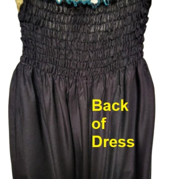 Halter Colorful Dress Summer Halter Dress in Pink Orange and Maroon Floral Print - Picture 15 of 15